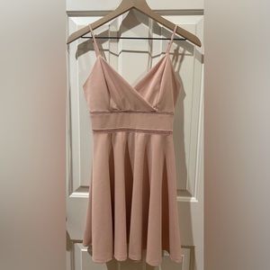 Altar’d State Baby Pink Mini Dress Size S- Worn Twice, Perfect Condition